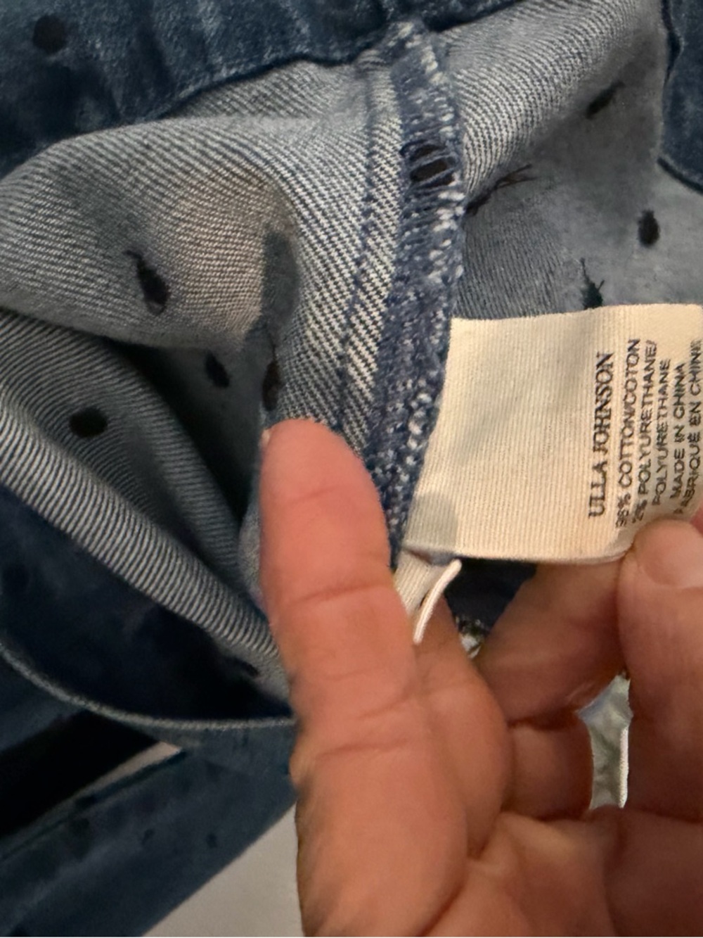 Ulla Johnson Lyna mini dress Puff-Sleeve Denim Dress. Perfect for festivals - Picture 4 of 6